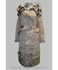 Женское пальто Diego M бежевое 32082 